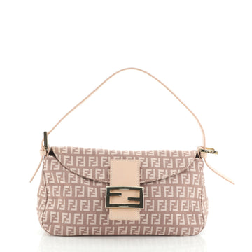 Fendi Flap Shoulder Bag Zucchino Canvas Small