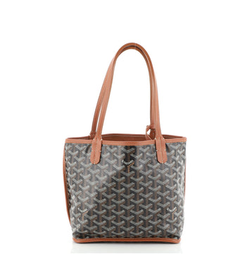 Goyard Anjou Reversible Tote Coated Canvas Mini