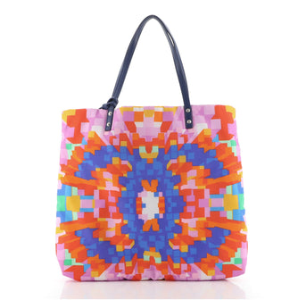 Chanel CC Tote Printed Nylon Medium