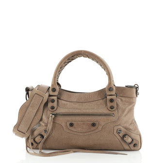 Balenciaga First Classic Studs Bag Leather