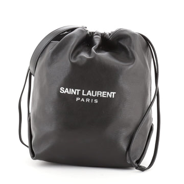 Saint Laurent Teddy Bucket Bag Leather Small