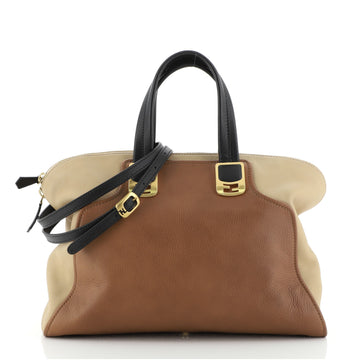 Fendi Chameleon Convertible Satchel Leather Large