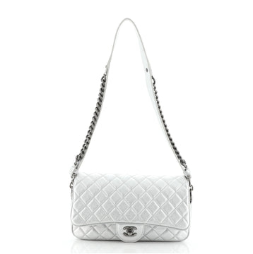 Chanel Casual Rock Airlines Flap Bag Quilted Goatskin Small