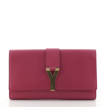 Saint Laurent Chyc Clutch Leather