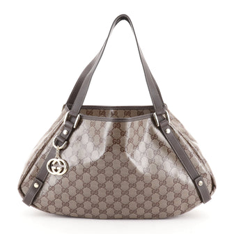 Gucci Abbey Shoulder Bag GG Coated Canvas Medium