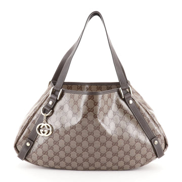 Gucci Abbey Shoulder Bag GG Coated Canvas Medium