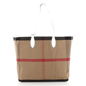 Burberry Doodle Reversible Tote Printed Canvas Large