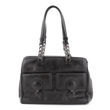 Bottega Veneta Double Pocket Boston Bag Ombre Leather