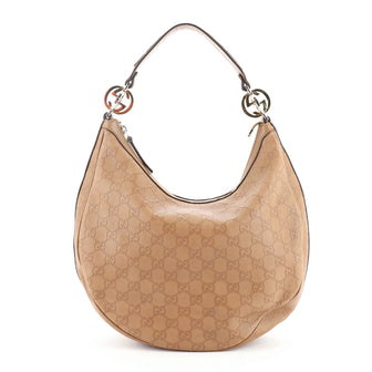 Gucci Twins Hobo Guccissima Leather Medium