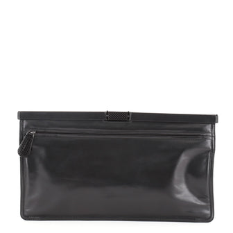 Bottega Veneta Setasettanta Clutch Leather Large