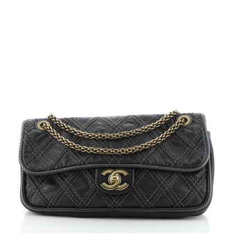 Chanel Triptych Flap Bag Quilted Calfskin Medium
