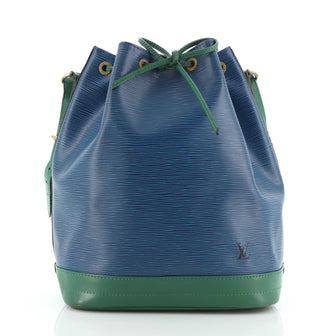 Louis Vuitton Bicolor Noe Handbag Epi Leather Large