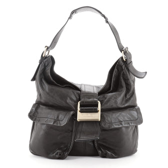 Givenchy Double Pocket Hobo Leather Large