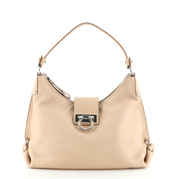 Salvatore Ferragamo Fanisa Hobo Leather Medium