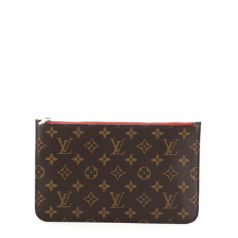 Louis Vuitton Neverfull Pochette Monogram Canvas Large