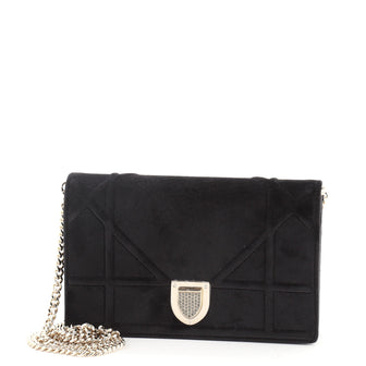 Christian Dior Diorama Wallet on Chain Velvet