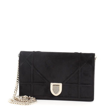 Christian Dior Diorama Wallet on Chain Velvet