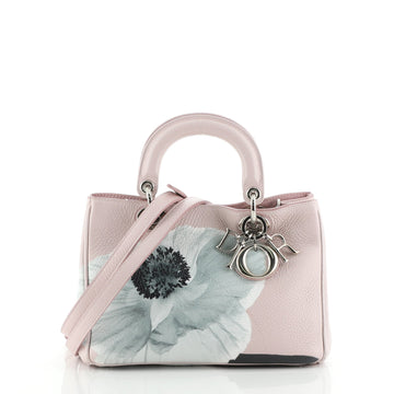 Christian Dior Diorissimo Tote Printed Leather Mini