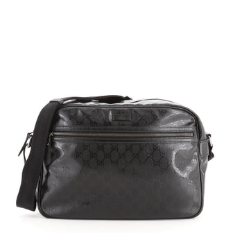 Gucci Zip Messenger Bag GG Imprime Small