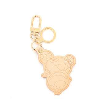 Louis Vuitton Panda Keychain Vachetta Leather