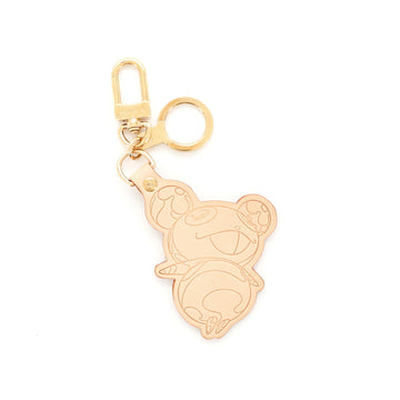 Louis Vuitton Panda Keychain Vachetta Leather