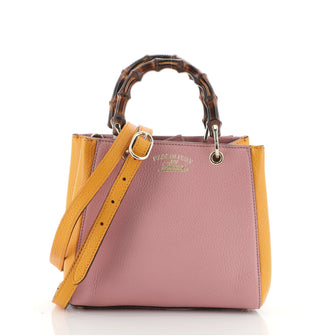 Gucci Bamboo Shopper Tote Leather Mini