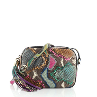 Gucci Soho Disco Crossbody Bag Python Small