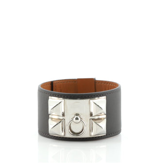 Hermes Collier de Chien Bracelet Leather