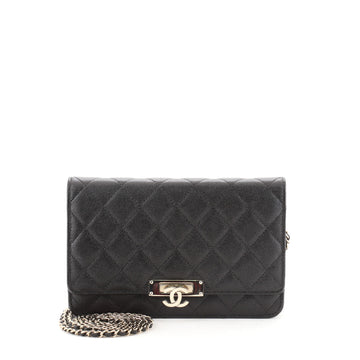 Chanel Golden Class Wallet on Chain Quilted Caviar