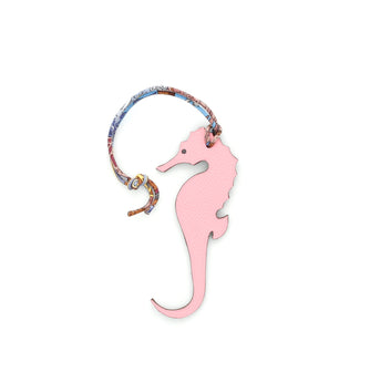 Hermes Petit H Seahorse Bag Charm Leather