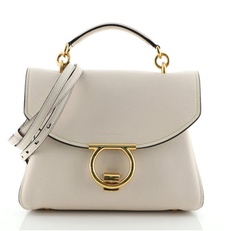 Salvatore Ferragamo Margot Satchel Leather Small