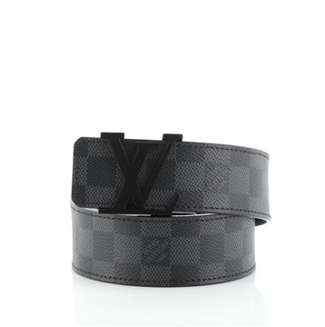 Louis Vuitton Initiales Belt Damier Graphite Wide