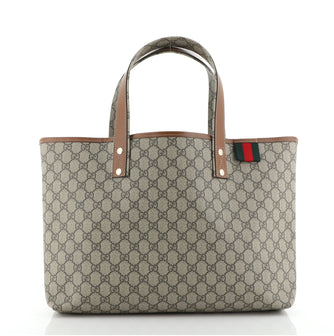 Gucci Web Loop Tote GG Coated Canvas Medium