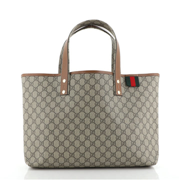 Gucci Web Loop Tote GG Coated Canvas Medium