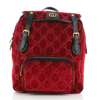 Gucci GG Marmont Backpack GG Velvet Small