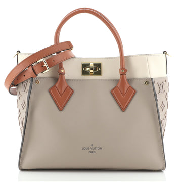 Louis Vuitton On My Side Tote Monogram Tuffetage Leather