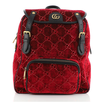Gucci GG Marmont Backpack GG Velvet Small