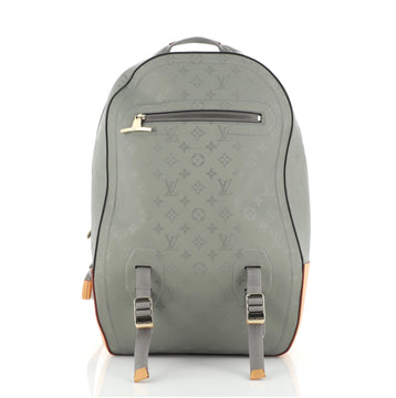 Louis Vuitton Backpack Limited Edition Titanium Monogram Canvas GM