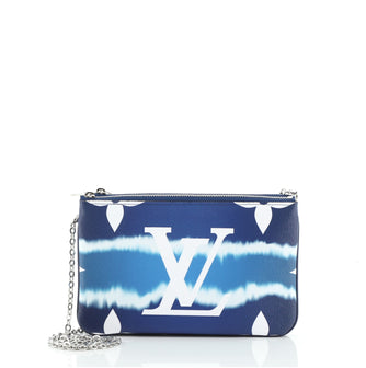 Louis Vuitton Double Zip Pochette Limited Edition Escale Monogram Giant