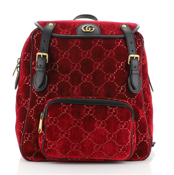 Gucci GG Marmont Backpack GG Velvet Small