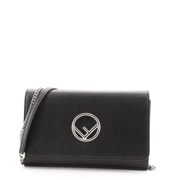 Fendi Kan I F Wallet On Chain Leather