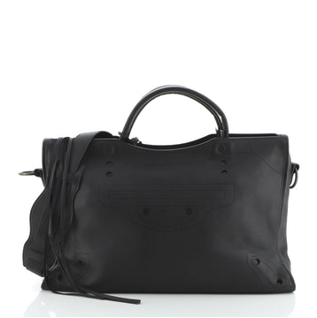 Balenciaga Blackout City Bag Leather Medium