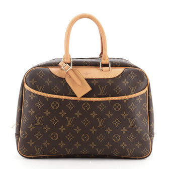 Louis Vuitton Deauville Handbag Monogram Canvas