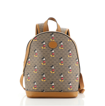 Gucci Disney Mickey Mouse Backpack Printed Mini GG Coated Canvas Small