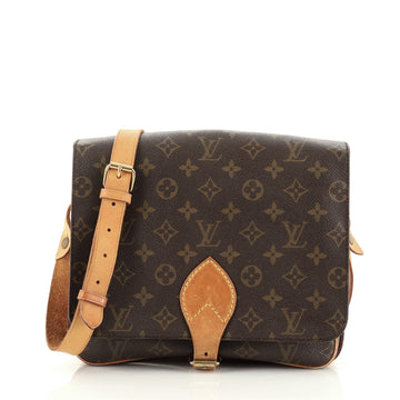 Louis Vuitton Cartouchiere Handbag Monogram Canvas GM