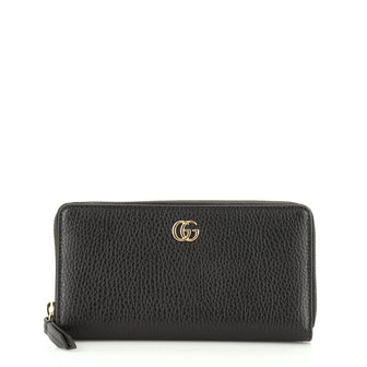 Gucci GG Marmont Zip Around Wallet Leather