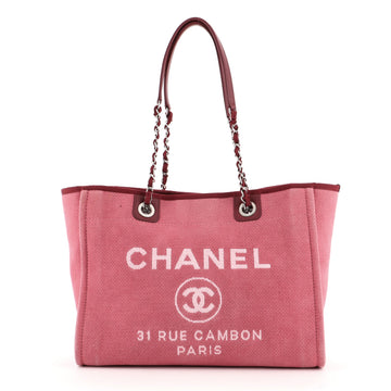 Chanel Deauville Tote Canvas Small