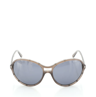 Chanel CC Studded Oversized Sunglasses Acetate