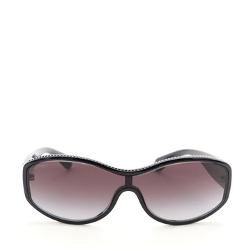 Chanel CC Chain Shield Sunglasses Acetate and Metal