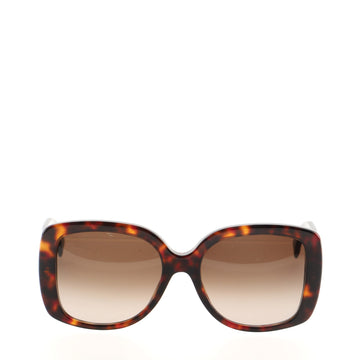 Fendi Pequin Oversized Sunglasses Tortoise Acetate
